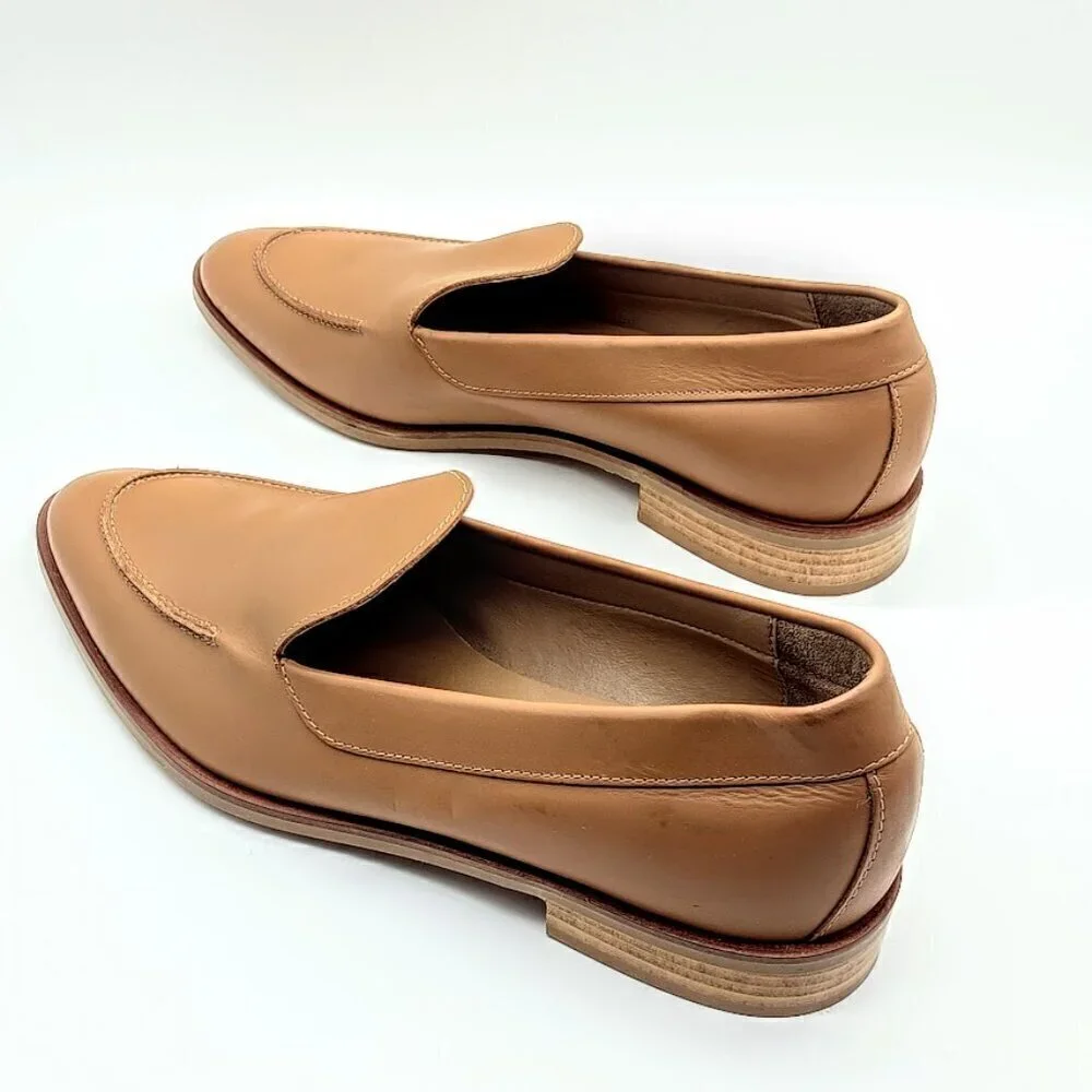 Everlane The Modern Camel Italian Leather Loafers NWT